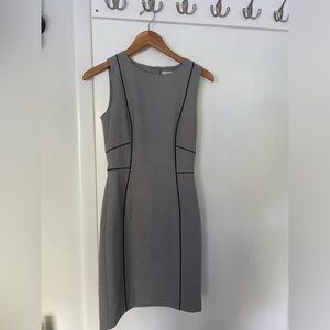 H&M Elegant Gray Sleeveless Dress